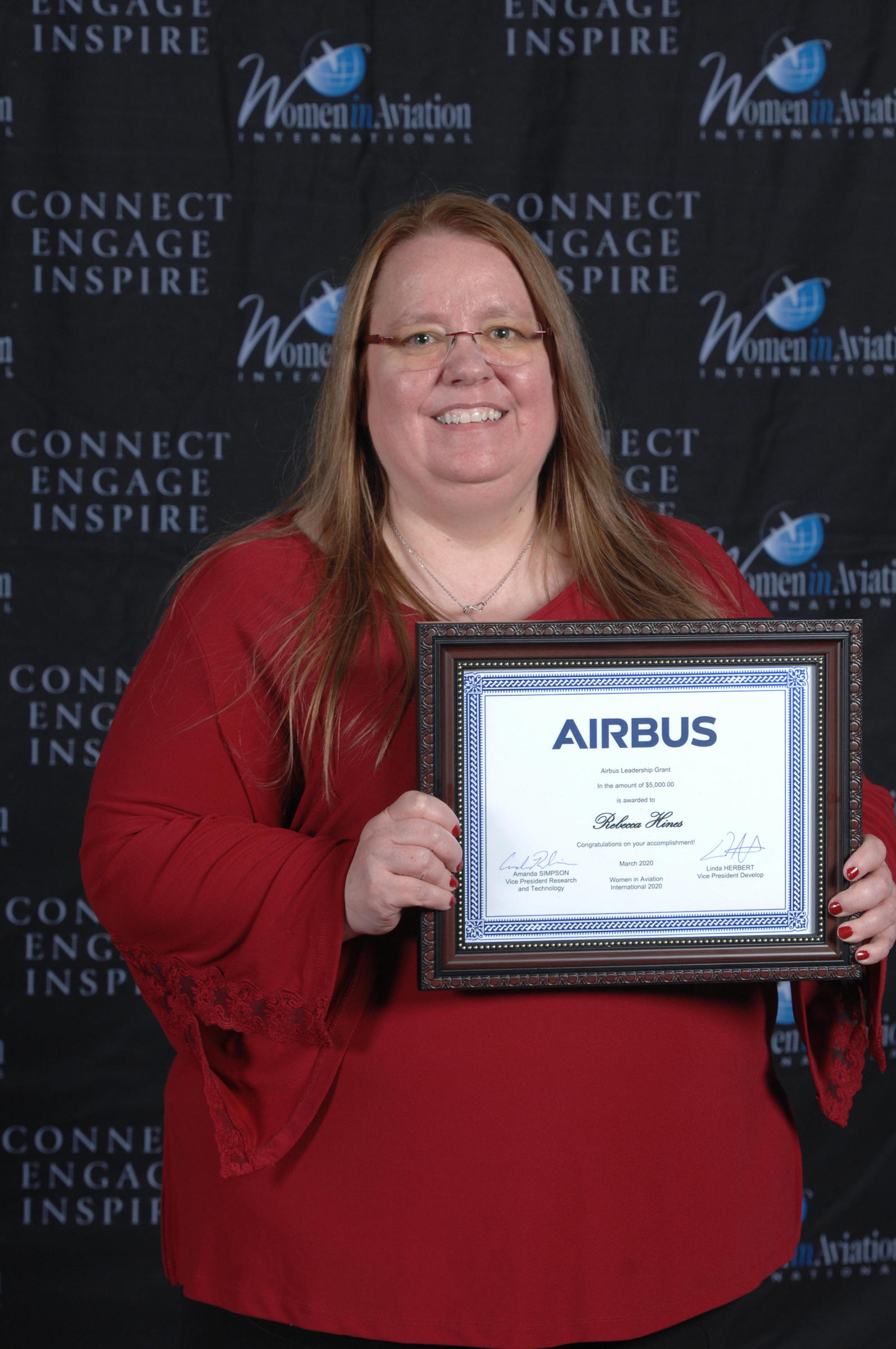 Airbus Leadership Grant, Rebecca Hines