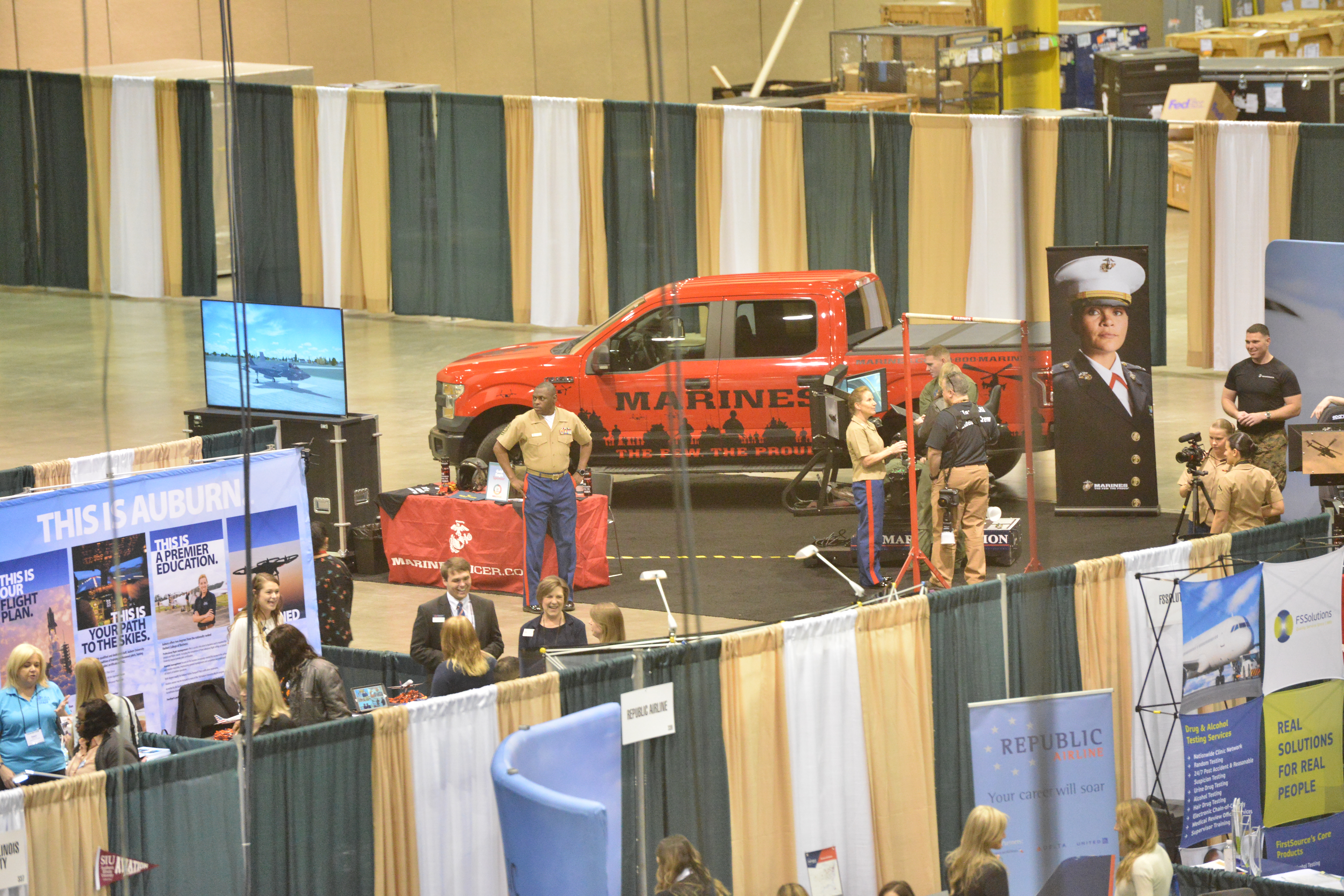 WAI 2018 Exhibit Hall—Marines