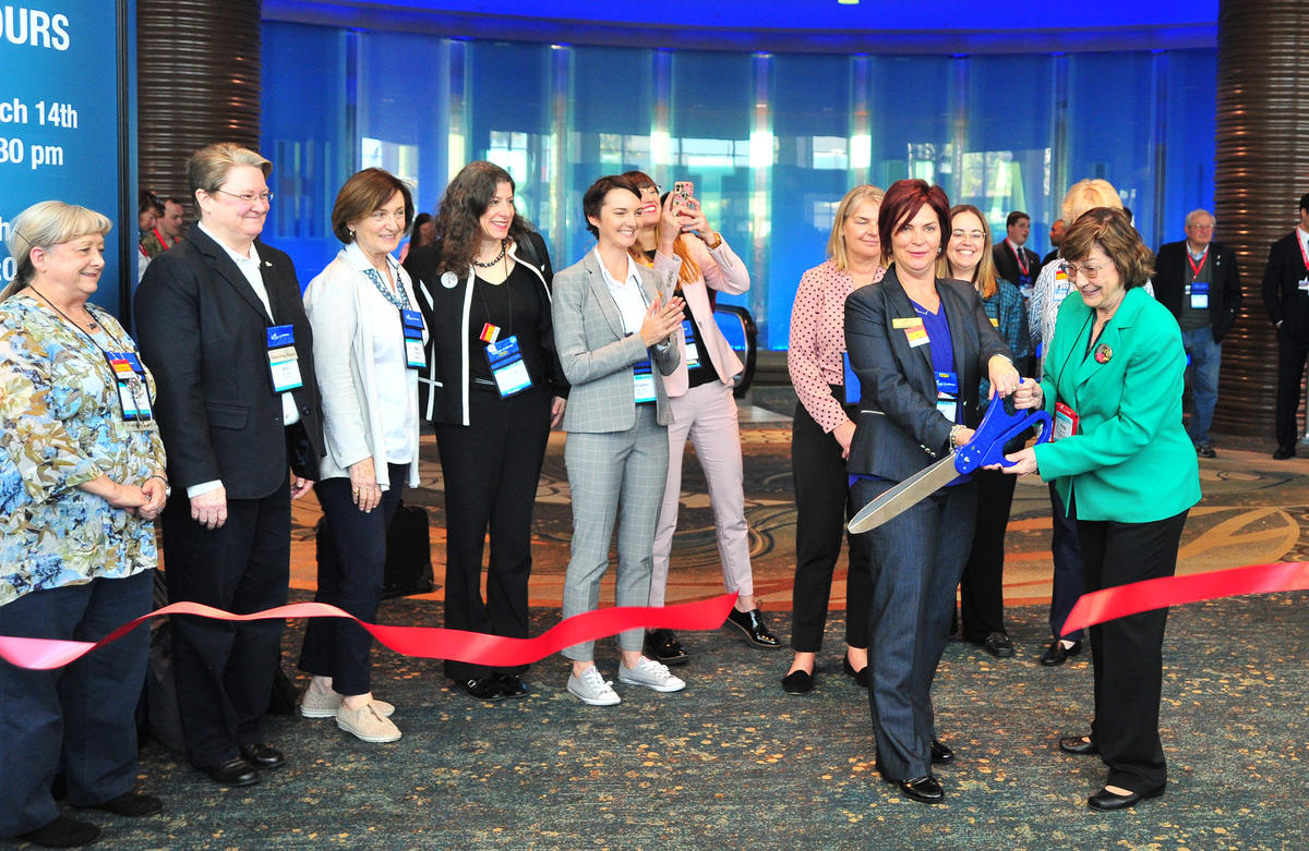 Exhibit Hall opening ceremony