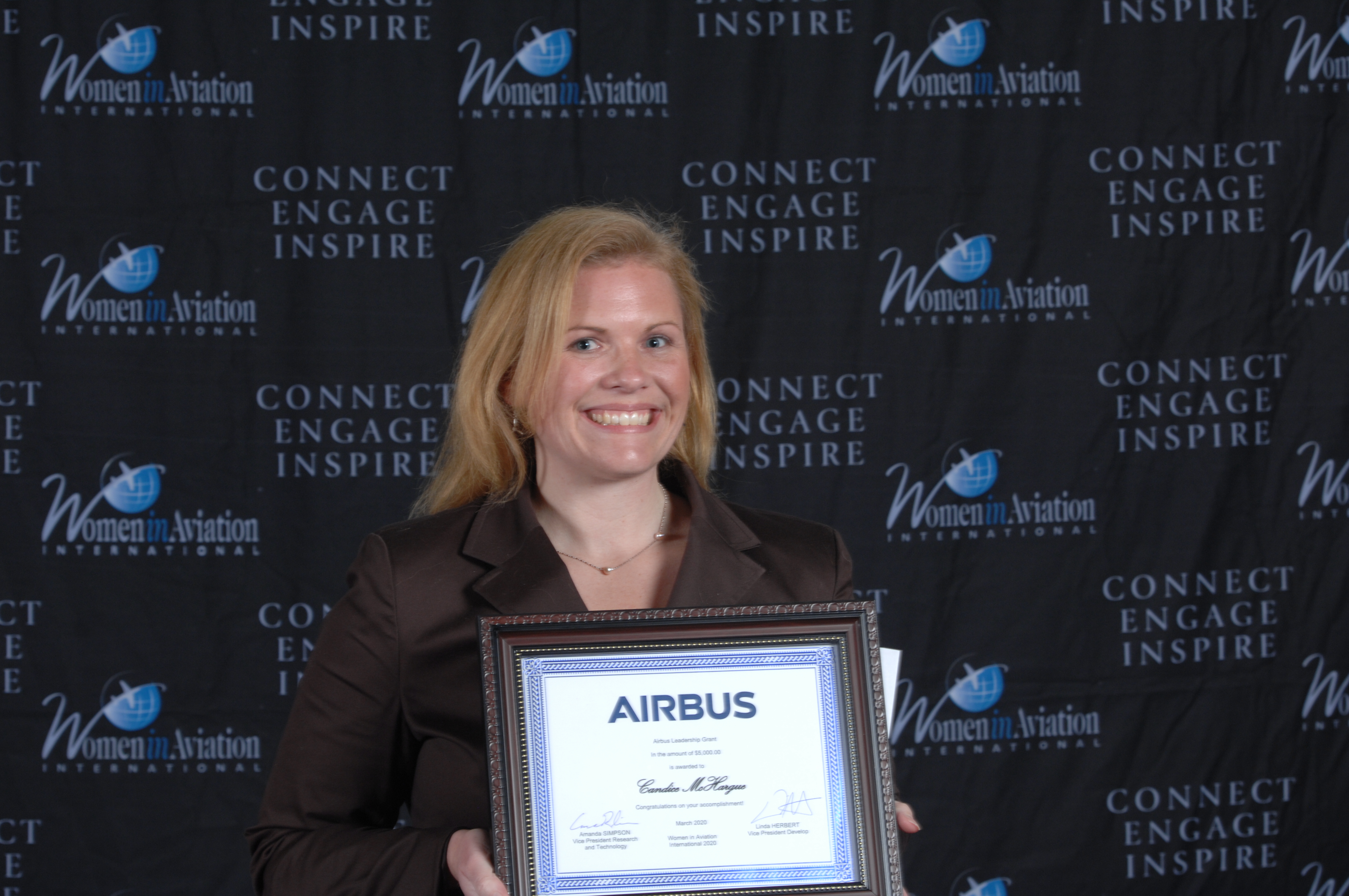 Airbus Leadership Grant, Candice McHargue