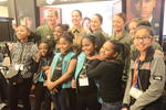 exhibit Marines and Girls in Aviation Day