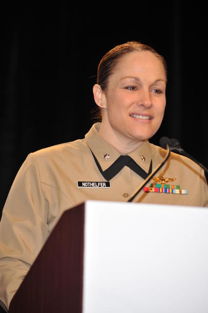 speaker Lt. Col. Jen Nothelfer